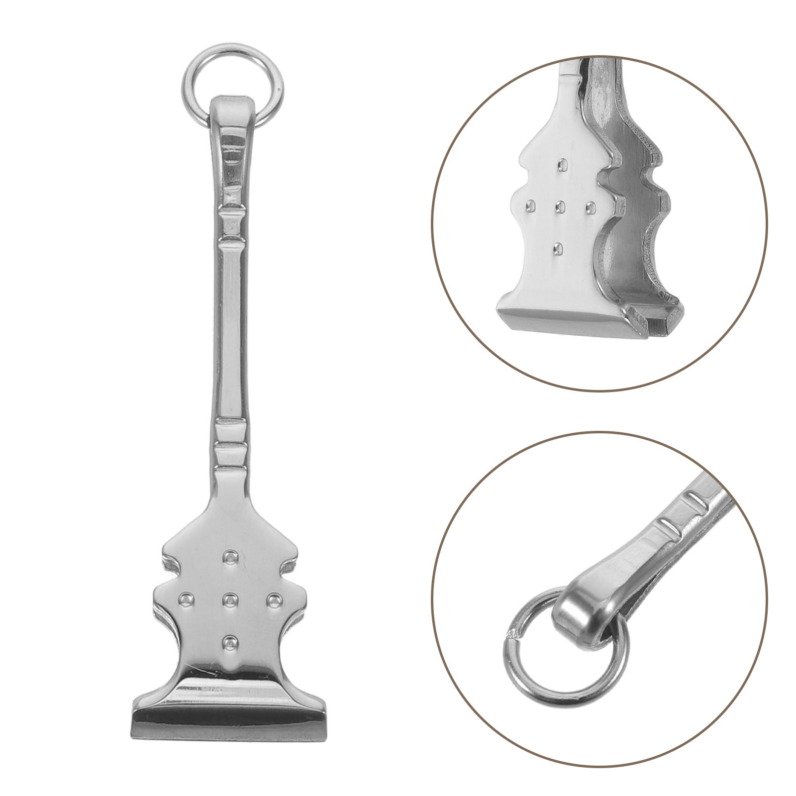 Men'S Grooming Eyebrow Shape - Pinça de Barba em Aço Inoxidável