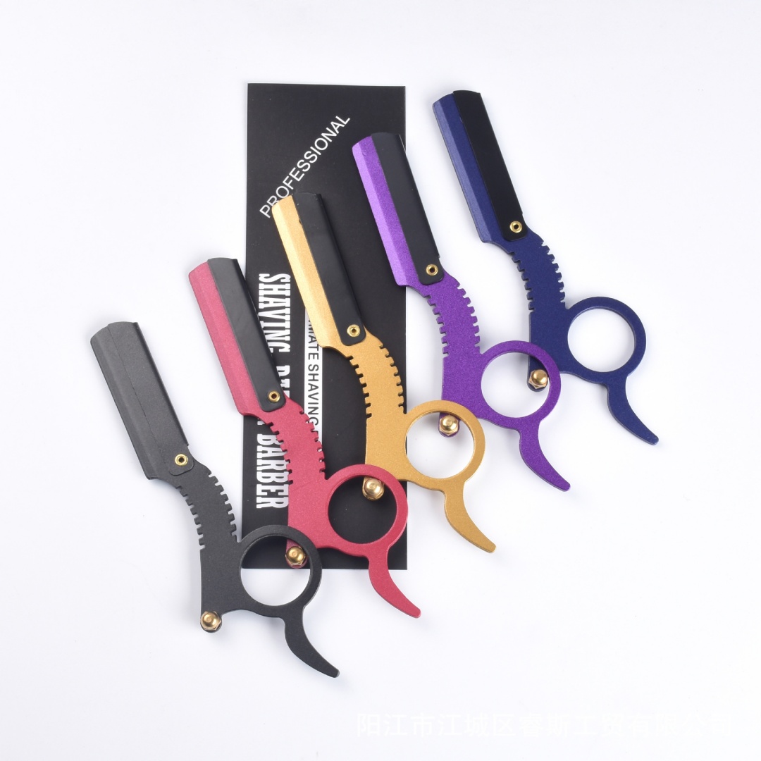 Men'S Grooming Eyebrow Shape - 199(2)-suporte de navalha manual vintage em